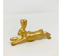 Old Gold Antique Gold Vintage Gold Cabinet Door Handles Iron Handmade Metal Animal Cupboard Door Knobs, Drawer Pulls (10. Running Rabbit)