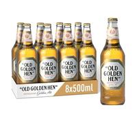 Old Golden Hen Beer 8 x 500ml Bottles - Crisp, Refreshing English Golden Ale with Citrus and Malty Notes, Smooth Balanced Beer Perfect for Everyday Enjoyment