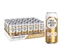 Old Golden Hen Golden Ale 24 x 500ml Cans - Light and Refreshing Premium Beer with Tropical Fruit Flavours, Smooth Finish and Subtle Bitterness - Ideal for Chilled Enjoyment