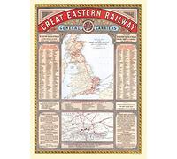 Old Great Eastern Railway Map 1000 Piece Jigsaw Puzzle (jg)