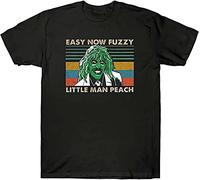 Old Gregg Easy Now Fuzzy Little Man Peach T Shirt The Mighty Boosh Comedy Tee Black Black M