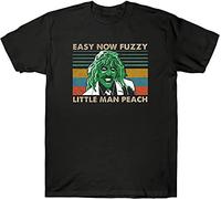 Old Gregg Easy Now Fuzzy Little Man Peach T Shirt The Mighty Boosh Comedy Tee Black M