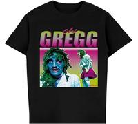 Old Gregg The Mighty Boosh T Shirt Men T Shirt Black XL