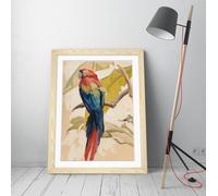 Old Grumpy 1926 Henry Keller Stunning Framed Wall Art Print Picture - A1 - Light Oak Frame