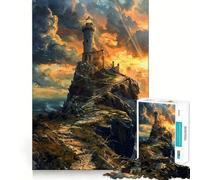 Old Guardian of The Coast 1000 Piece Jigsaw Puzzles for Teenagers Jigsaw Logic Ability Toy Soft Relax Accurate Cut Cherished Gift (50x75cm)