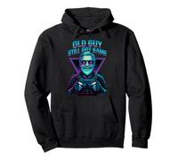 Old Guy Still Got Game Gaming Funny Pullover Hoodie