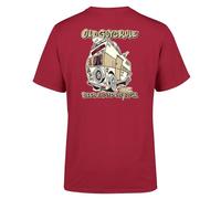 OLD GUYS RULE Been Around The Block III T-Shirt, Cardinal Red, Graphic Print, Premium Cotton, Regular Fit, Short Sleeve (UK, Alpha, L, Regular, Regular, Standard, Cardinal Red)