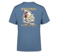 OLD GUYS RULE Been Around The Block III T-Shirt (Indigo Blue) (UK, Alpha, M, Regular, Regular, Medium, Indigo Blue)