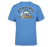 OLD GUYS RULE Dogs Best Friend II T-Shirt (Iris) (UK, Alpha, L, Regular, Regular, Standard, Iris)