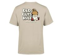 OLD GUYS RULE Five A Day III T-Shirt (Sand) (UK, Alpha, M, Regular, Regular, Standard, Sand)