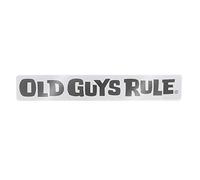 OLD GUYS RULE Horizontal Logo (Black) Decal Sticker