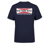 OLD GUYS RULE Local Legend IV T-Shirt (Navy) (UK, Alpha, M, Regular, Regular, Medium, Navy)