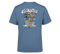 OLD GUYS RULE - Old Dogs Rule III T-Shirt (Indigo Blue) (UK, Alpha, M, Regular, Regular, Standard, Indigo Blue)