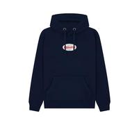 OLD GUYS RULE Original Classic Emb' Pop Hoodie, Navy, 330gsm Heavyweight Cotton Blend, Embroidered Logo, Kangaroo Pocket (UK, Alpha, XXL, Regular, Regular, Standard, Navy)