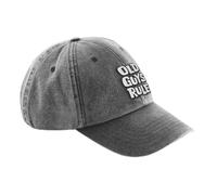 OLD GUYS RULE Stacked Logo Cap (Washed Black) One Size