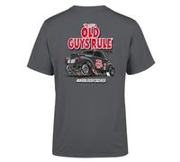 OLD GUYS RULE Still Plays with Cars T-Shirt (Charcoal) (UK, Alpha, XL, Regular, Regular, Charcoal)
