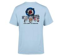 OLD GUYS RULE Talkin' About My Generation II T-Shirt (Light Blue) (UK, Alpha, XL, Regular, Regular, Standard, Light Blue)