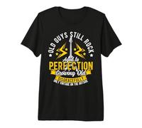 Old Guys Still Rock Aged to Perfection Old Guys Rock Fan Premium T-Shirt
