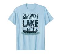 Old Guys Still Rule The Lake Fishing Boat Humor, fishings T-Shirt, Men, Baby Blue, L