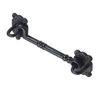 Old Hill Ironworks 102mm Antique Cabin Hook, Black, Including Fixings
