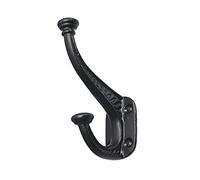 Old Hill Ironworks 135mm Antique Heavy Duty Hat & Coat Hook - Black