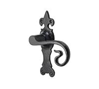 Old Hill Ironworks 165mm x 52mm Antique Wychwood Suite Lever Latch Handles, Black