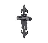 Old Hill Ironworks 210mm x 57mm Antique Fulbrook Suite Lever Lock Handles, Black