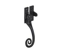 Old Hill Ironworks 57mm Left Hand Antique Curly Tail Locking Wedge Fastener - Black