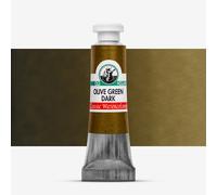 Old Holland : Watercolour Paint : 6ml : Olive Green Dark