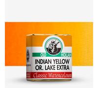 Old Holland : Watercolour Paint : Half Pan : Indian Yellow Orange Lake