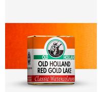Old Holland : Watercolour Paint : Half Pan : Old Holland : Red Gold Lake