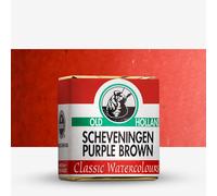 Old Holland : Watercolour Paint : Half Pan : Scheveningen Purple Brown