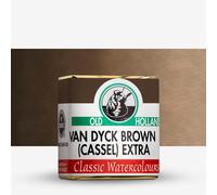 Old Holland : Watercolour Paint : Half Pan : Van Dyck Brown (Cassel)