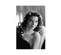 Old Hollywood Actress Ava Gardner Canvas Poster Wall Art Decor Print Picture Paintings for Living Room Bedroom Decoration Unframe-style 20x30inch(50x75cm)