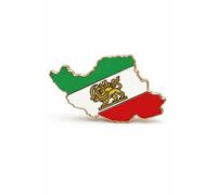 Old Iran flag pin badge