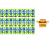 Old Jamaica Lime & Ginger Beer Extra Fiery 330ml Cans - Fiery Fizzy Jamaican Root Ginger Soft Drink - Low Calorie, Vegan Friendly (24x)