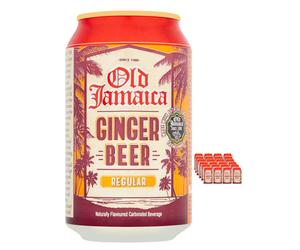 Old Jamaica Sparkling Ginger Beer Soda Drink Multipack, 24 x 330 ml