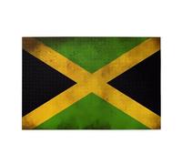 Old Jamaican Flag 1000 Piece Puzzle With Stylish Prints That Stimulates Creativity Concentration And Hands On Skills