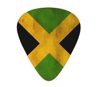 Old Jamaican Flag 12 Pack Guitar Picks Plectrums,4 pieces in each of 3 sizes, Suitable for a wide range of stringed instruments