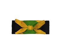 Old Jamaican Flag Baby Bow Headband - Delicate and Sweet Super Stretchy Soft Bows Hair Accessories - Ideal Full Moon Gift