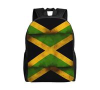 Old Jamaican Flag Backpack For College High School,15.6-Inch Laptop,Bags Daypack,Oxford Cloth Bag For Work, Business, Travel, Sports