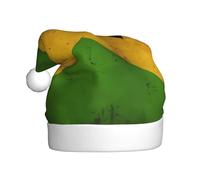 Old Jamaican Flag Christmas Hat For Adult.Festive Christmas Beanie With Pom Pom, Unisex Holiday Cap For Xmas Parties.