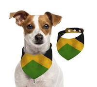 Old Jamaican Flag Dog Bandanas-Washable Dog Kerchief for Small to Large Pet Scarf for Girl Or Boy, Pet Accessories