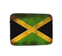 Old Jamaican Flag Laptop Sleeve Case 13 Inch Suitable For Notebook Computer Tablet Traveling Carrying Simple Case