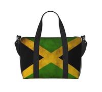 Old Jamaican Flag Printed Travel Duffel Bag Foldable Gym Duffel Bag Suitable for Travel Work Gym etc