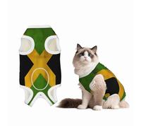 Old Jamaican Flag Recovery Suit for Dogs Cats After Surgery,Pet Recovery Shirt, Dog Onesies Pet Surgery Recovery Suit