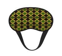 Old Jamaican Flag Sleep Mask Soft Eye MaskBlindfold Eyeshade Smooth Comfortable Eye Cover with