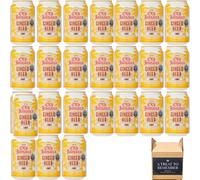 OLD JAMIACA Light Ginger Beer Sugar free Cans 300 ml Pack Of 24