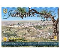 Old Jerusalem around the year 1900 - Photos newly restored and colorized UK-Version (Wall Calendar 2026 DIN A3 Landscape), CALVENDO 12 Month Wall Calendar