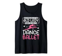 Old Lady Ballet Dance Lover Ballerina Tank Top